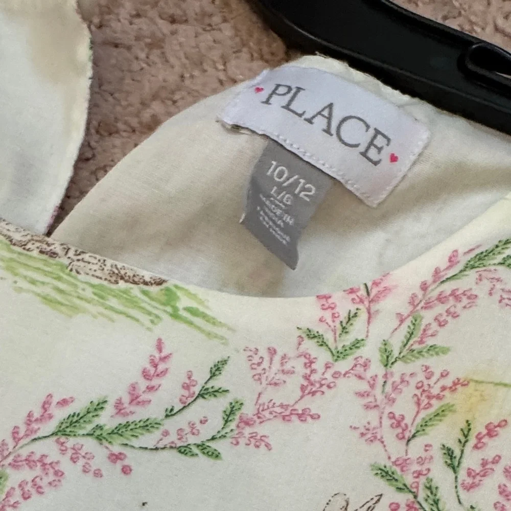 The Children's Place Floral Dress with Pink Accents